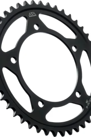 Gratis Verzending JT SPROCKETS - REAR STEEL 45T BL, 525 - Sprockets - BLACK ZINC FINISH